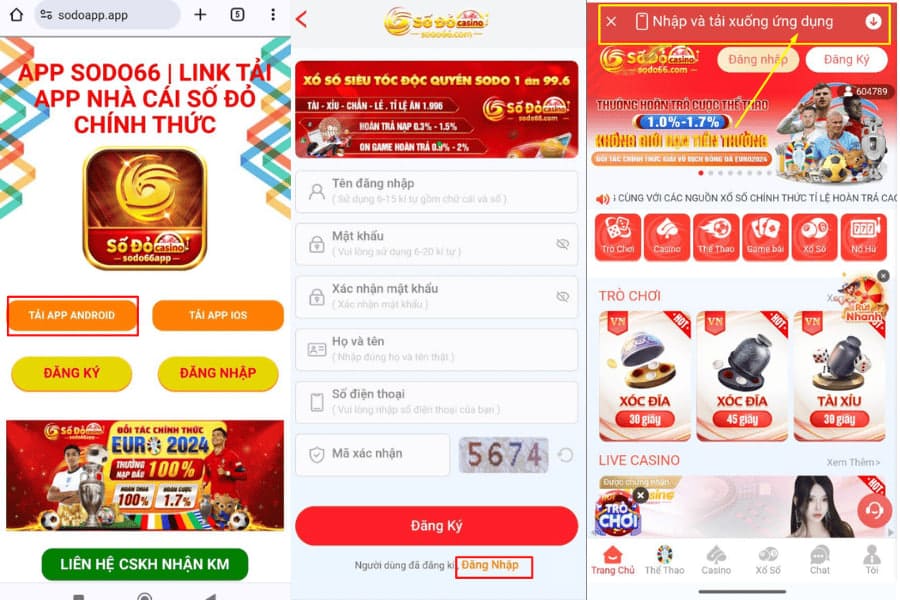 Tải App Sodo Dành Cho Android