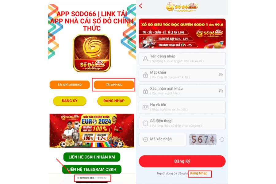 Tải App Sodo Giao Diện iOS